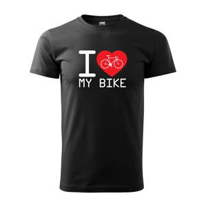 Pánské tričko I love my bike - ukažte vše kam vás vaše srdce táhne