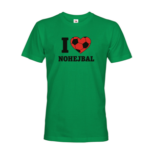 Pánské tričko I love nohejbal - skvělý dárek pro milovníky nohejbalu