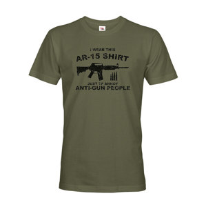 Pánské tričko I wear this AR-15 SHIRT - tričko pro military nadšence