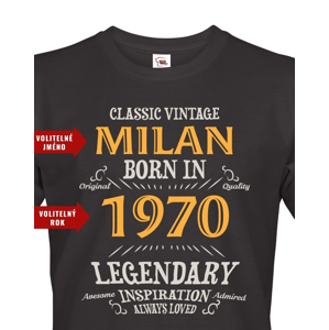 Pánské tričko k narozeninám Born in...