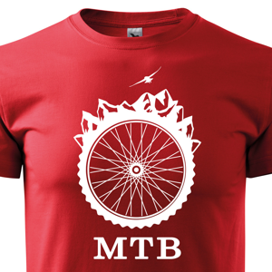 Pánské tričko MTB - pro milovníky horských kol nutnost
