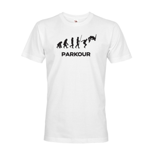 Pánské tričko - Parkour evoluce