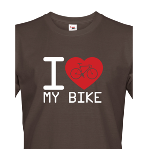 Pánské tričko pro cyklisty I love my bike - ideální dárek