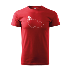 Pánské tričko pro cyklisty s mapou Čr