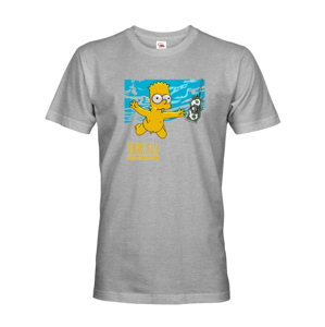 Pánske tričko pro fanoušky skupiny Nirvana - Bart