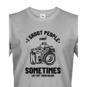 Pánské tričko pro fotografy - I Shoot People