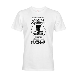 Pánské tričko pro kuchaře s vtipným potiskem - originalita až na první místě