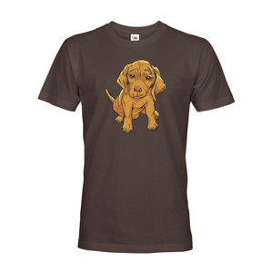 Pánské tričko pro milovníky pejsků - štěně - dárek na narozeniny