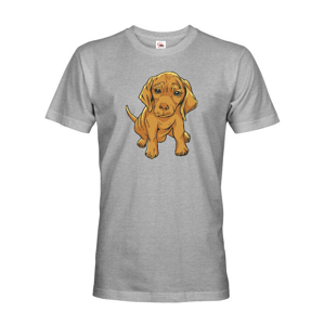 Pánské tričko pro milovníky pejsků - štěně - dárek na narozeniny