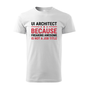 Pánské tričko pro UI architekty - dokonalý dárek pro IT specialisty