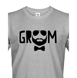 Pánské tričko pro ženicha Groom - ideální tričko na rozlučku