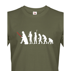 Pánské tričko s filmovým motivem evoluce Star Wars