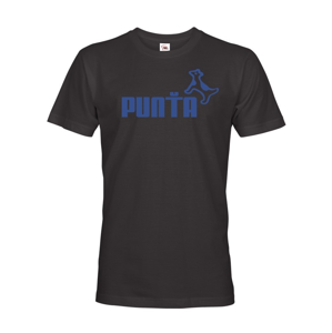★ Pánské tričko s oblíbeným motivem Punťa - vtipná parodie na značku Puma