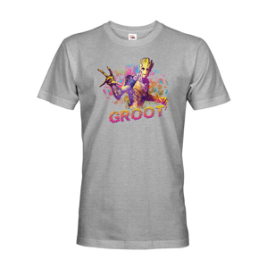 Pánské tričko s potiskem Groot - ideální dárek pro fanoušky Marvel