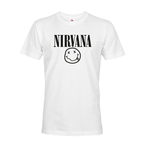 Pánské tričko s potiskem hudební skupiny Nirvana - tričko pro fanoušky Nirvana