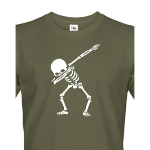 Pánské tričko s potiskem kostry - ideální triko pro teenagery