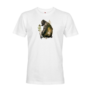 Pánské tričko s potiskem zvířat - Šimpanz
