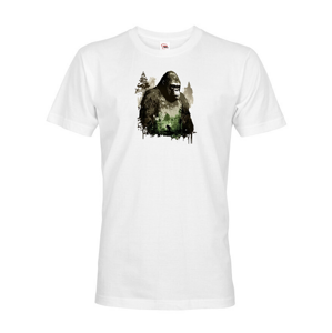 Pánské tričko s potiskem zvířat - Šimpanz