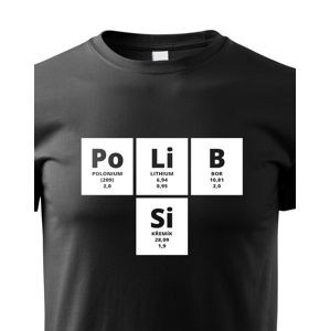 Pánské tričko s vtipným potiskem PoLiB Si - triko jen pro odvážné