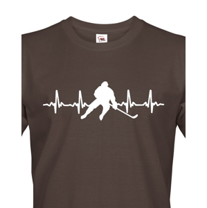 Pánské tričko Tep hokejisty - ideální dárek pro hokejistu