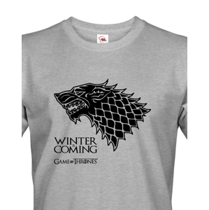 Pánské tričko Winter is Coming -  motiv ze seriálu Games of Thrones