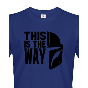 Pánské tričko ze seriálu Mandalorian - This is The Way