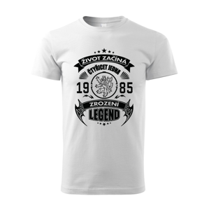 Pánské tričko Zrození legendy s českým lvem II - narozeninové triko