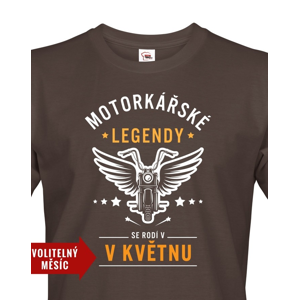 Pánské triko Motorkářské legendy - ideální dárek k narozeninám
