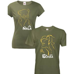 Párová trička pro zamilované Lví král - zamilovaná trička na výročí