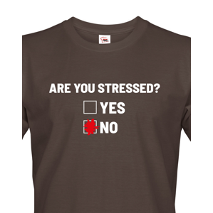 Pásnské tričko Are you stressed? - ideální tričko do práce