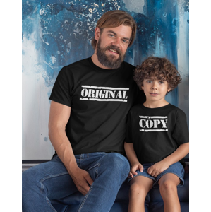 Rodinná trička pro tátu a syna Set Original a Copy
