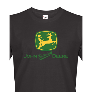 Skvělé pánské tričko John fucking deere - tričko pro fanoušky této značky