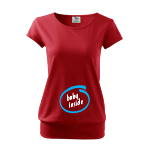 Těhotenské tričko s vtipným motivem Baby inside