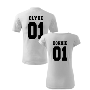 Trička pro páry  Bonnie and Clyde 2 - pozor, jen pro zlobivé kluky a holky
