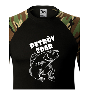 Tričko pro rybáře Petrův zdar - originální potisk na kvalitním triku