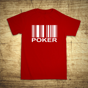 Tričko s motivem Poker code