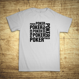 Tričko s motivem Poker