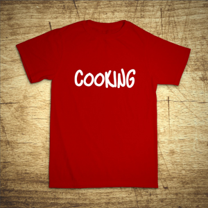 Tričko s motívom Cooking