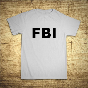Tričko s motívom FBI