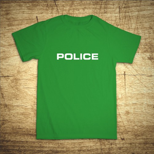 Tričko s motívom Police