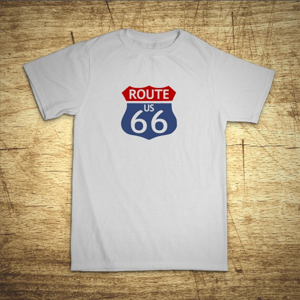 Tričko s motívom Route 66
