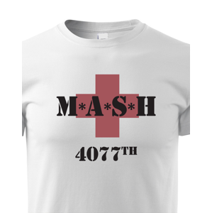 Tričko s potiskem legendárního seriálu MASH 4077