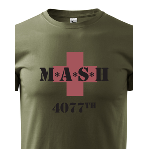 Tričko s potiskem legendárního seriálu MASH 4077