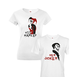 Trika pro páry Joker a Harley Quinn - stylová trika s nápadem