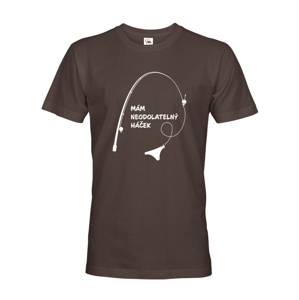Vtipné rybářské tričko Mám neodolatelný háček - vtipné tričko pro rybáře